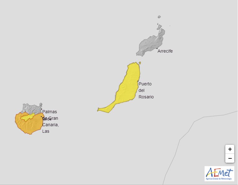 Aviso-amarillo Continúan las altas temperaturas en Fuerteventura