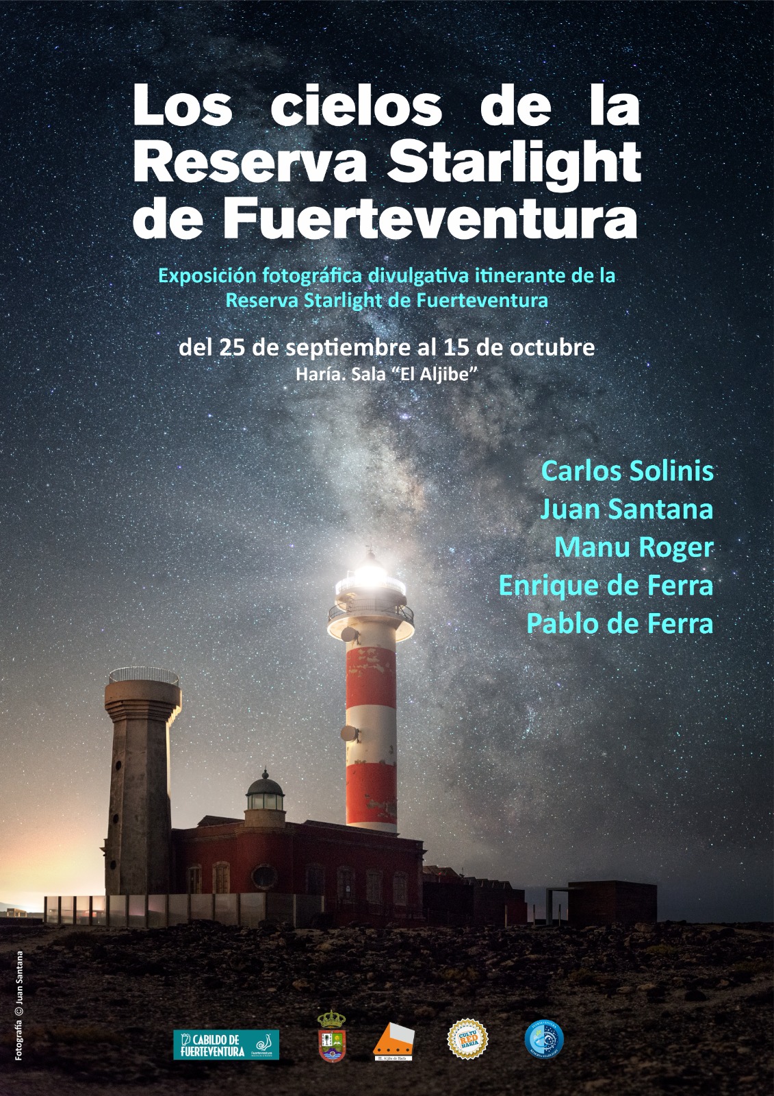 CARTEL-EXPOSICION-STARTLIGHT-LANZA La noche majorera se expone en Lanzarote