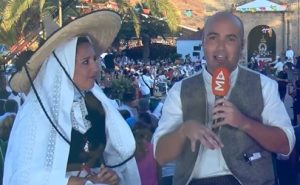 Samuel-y-nuria-300x185 Mírame TV llevará la Romería-Ofrenda a la Virgen de La Peña a todos los hogares de Canarias