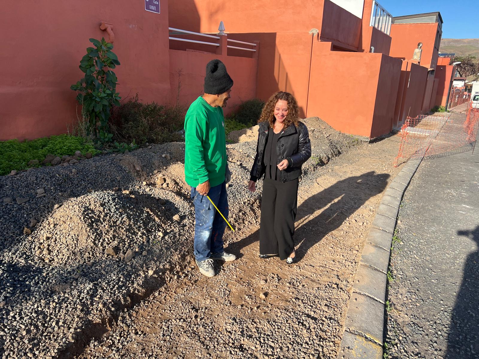 Obras de mejora y accesibilidad en las aceras de las calles Chirate ...