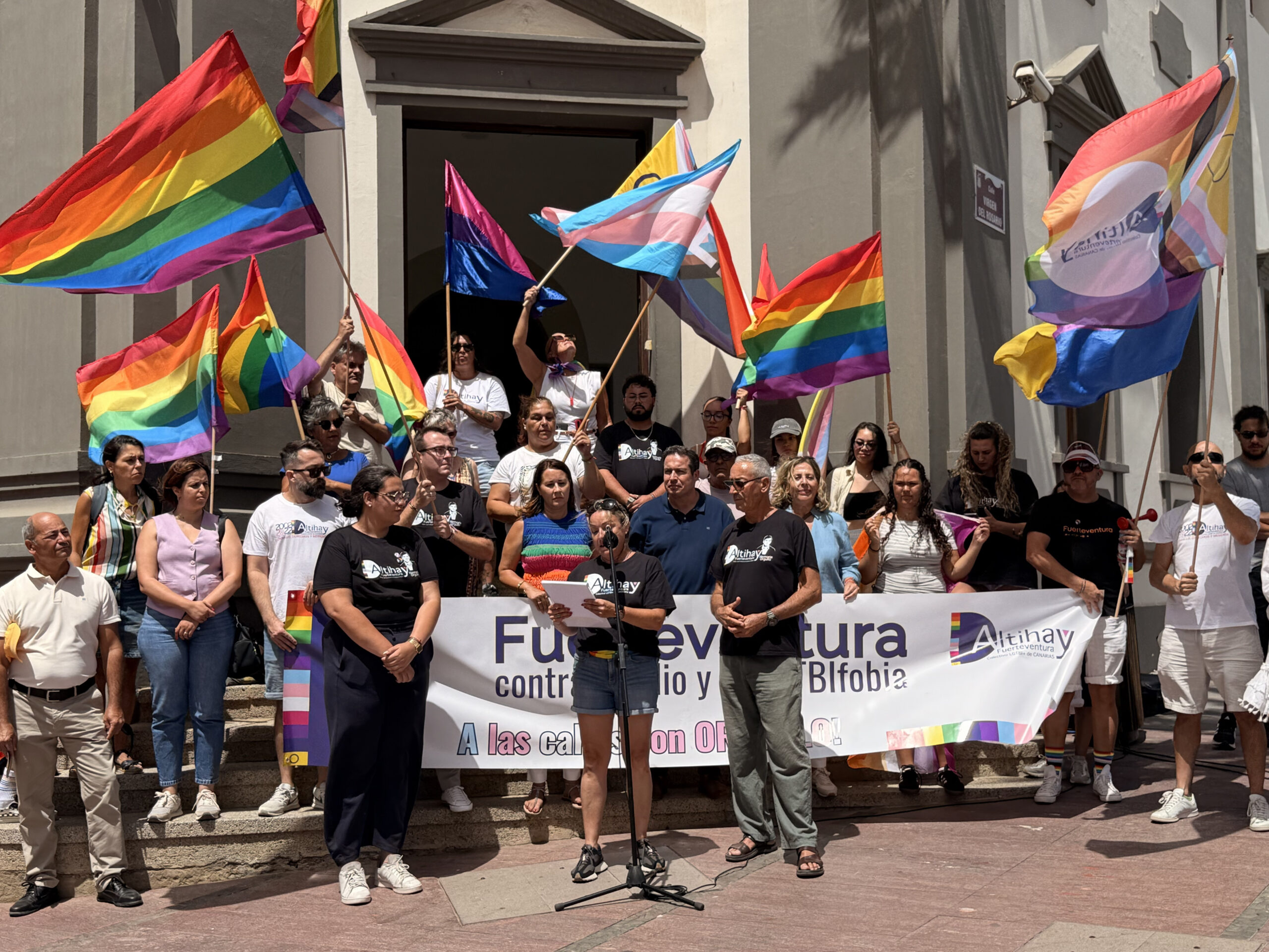 Fuerteventura Joins the Demonstration Against Hatred and LGBTQ+ Phobia