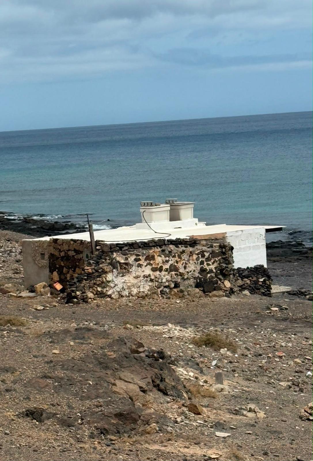 Vivienda situada en Cueva de la Negra, objeto de las medidas cautelares adoptadas por el Cabildo de Fuerteventura